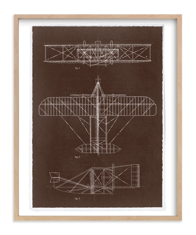 Plane Diagram Children's Art Print - Image 0
