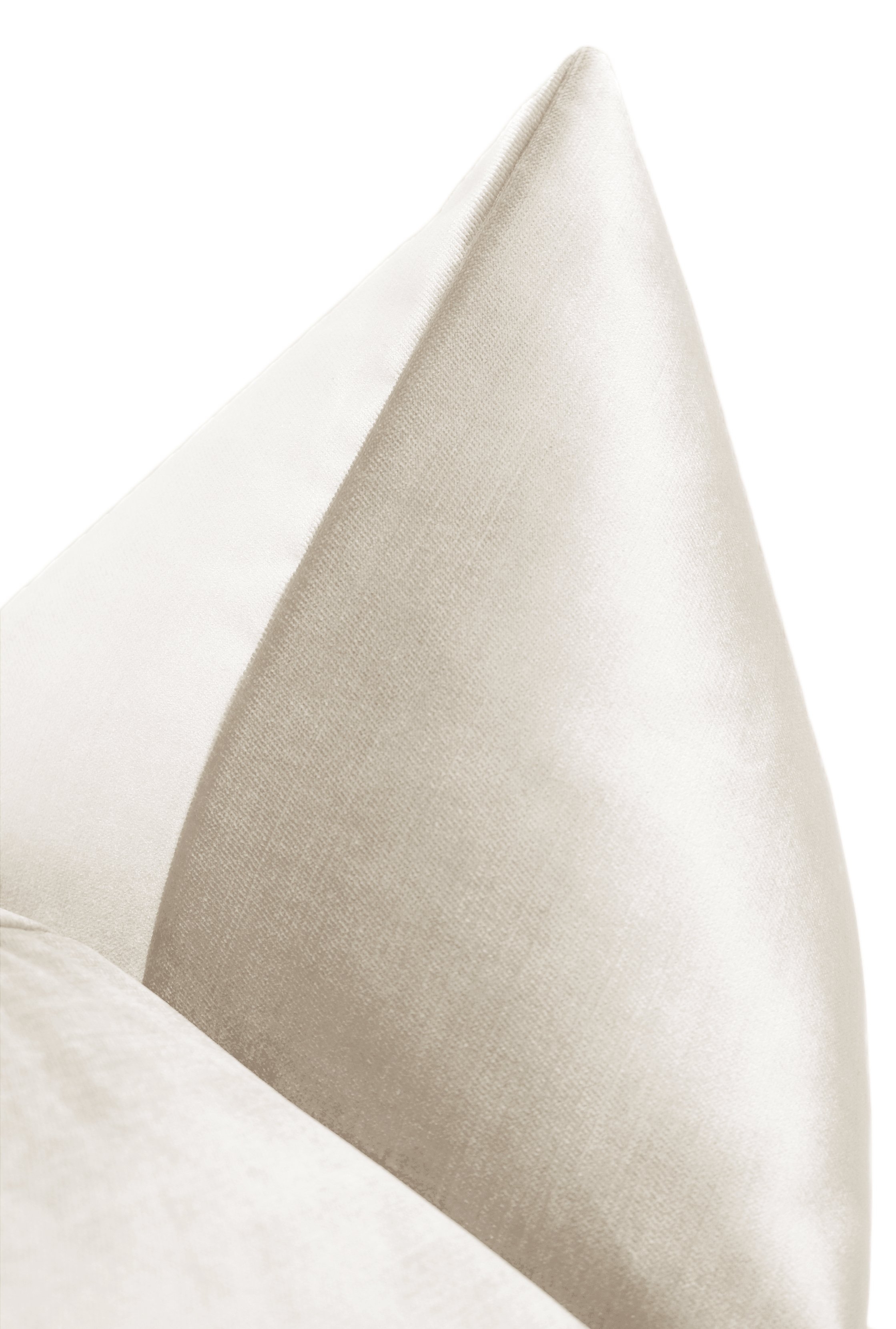 FAUX SILK VELVET // ALABASTER - XL LUMBAR 14" X 48" - Image 2