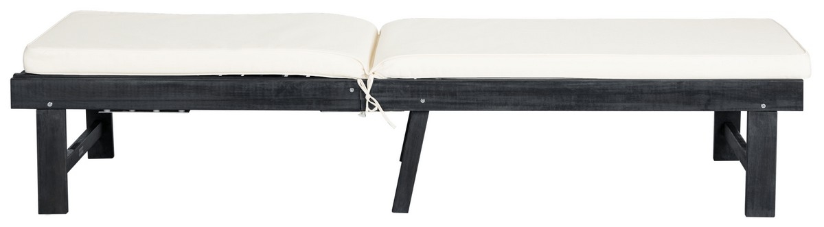 Inglewood Lounge Chair - Dark Slate Gray/Beige - Safavieh - Image 1