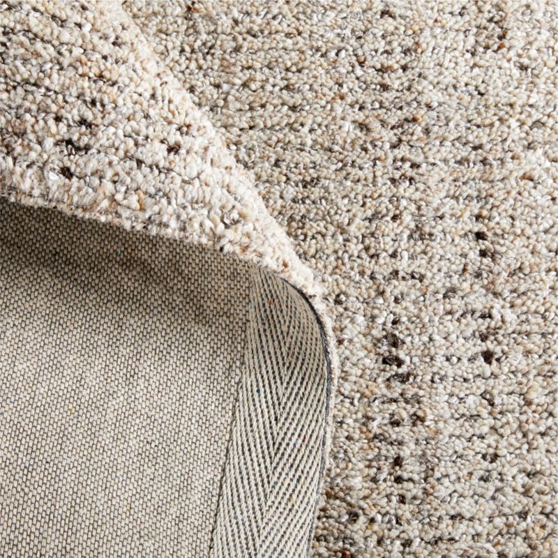 Vienne Performance Wool Handwoven Beige Area Rug 6'x9' - Image 2