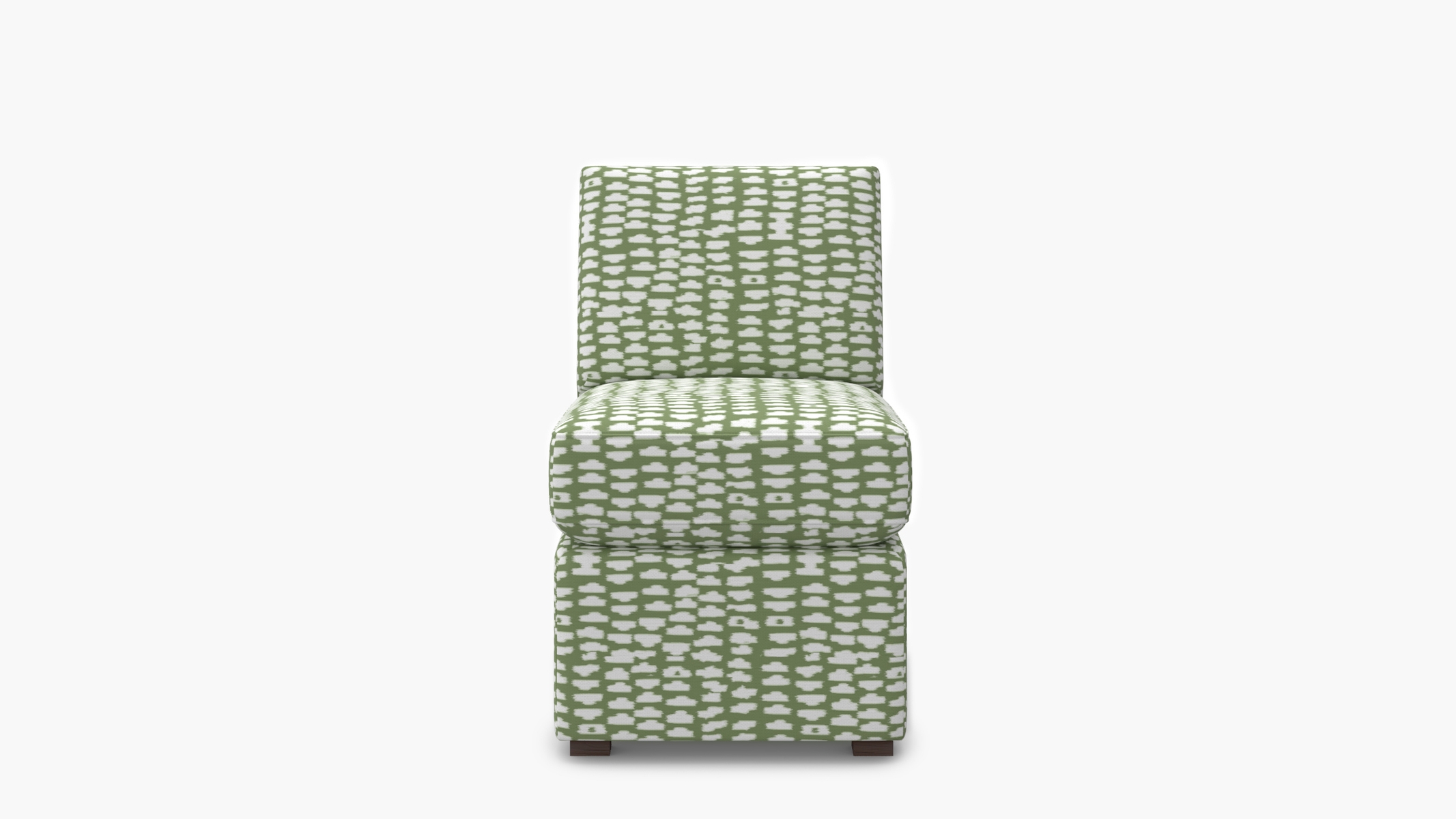Petite Slipper Chair, Olive Odalisque - Image 0