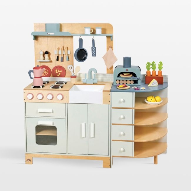 Tender Leaf La Fiamma Grand Kids Wooden Play Kitchen - Image 0