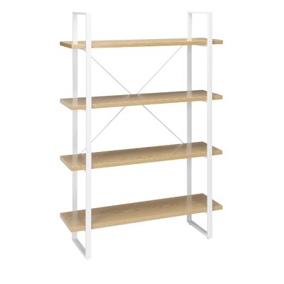 57.5'' H x 11.8'' W Steel Etagere Book Case - Image 0