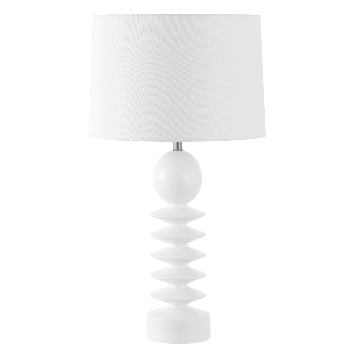 Loza 27.25 Inch Table Lamp - White Washed - Safavieh - Image 2