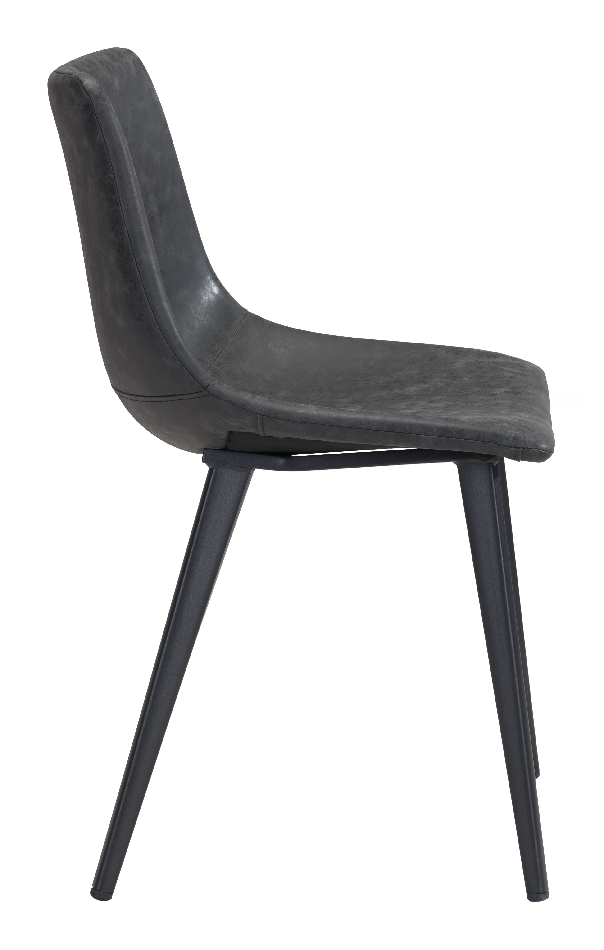 Daniel Dining Chair Vintage, Black, Set of 2 - Image 1