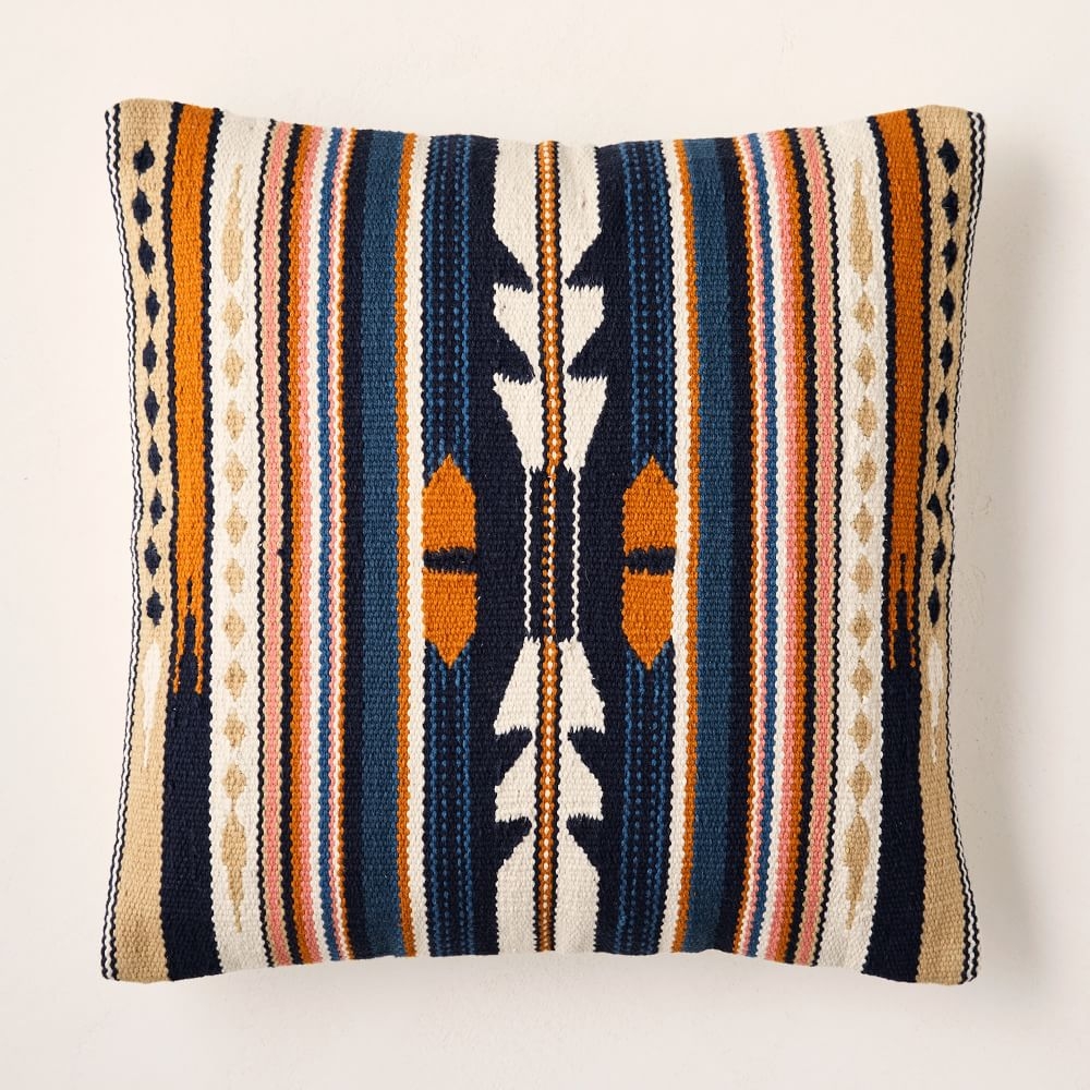 Woven Baja Pillow Cover, 20"x20", Midnight - Image 0