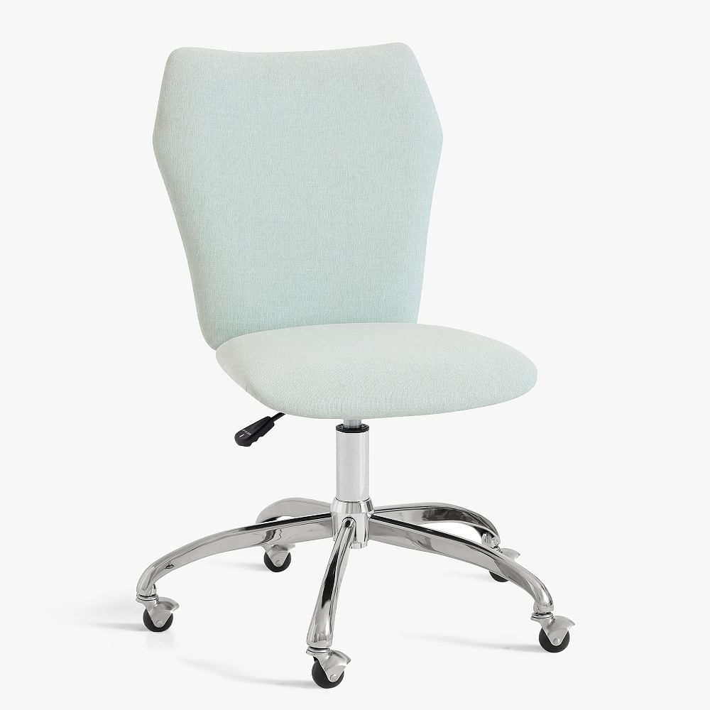 Recycled Chenille Washed Pool Airgo Swivel Desk Chair - Image 0