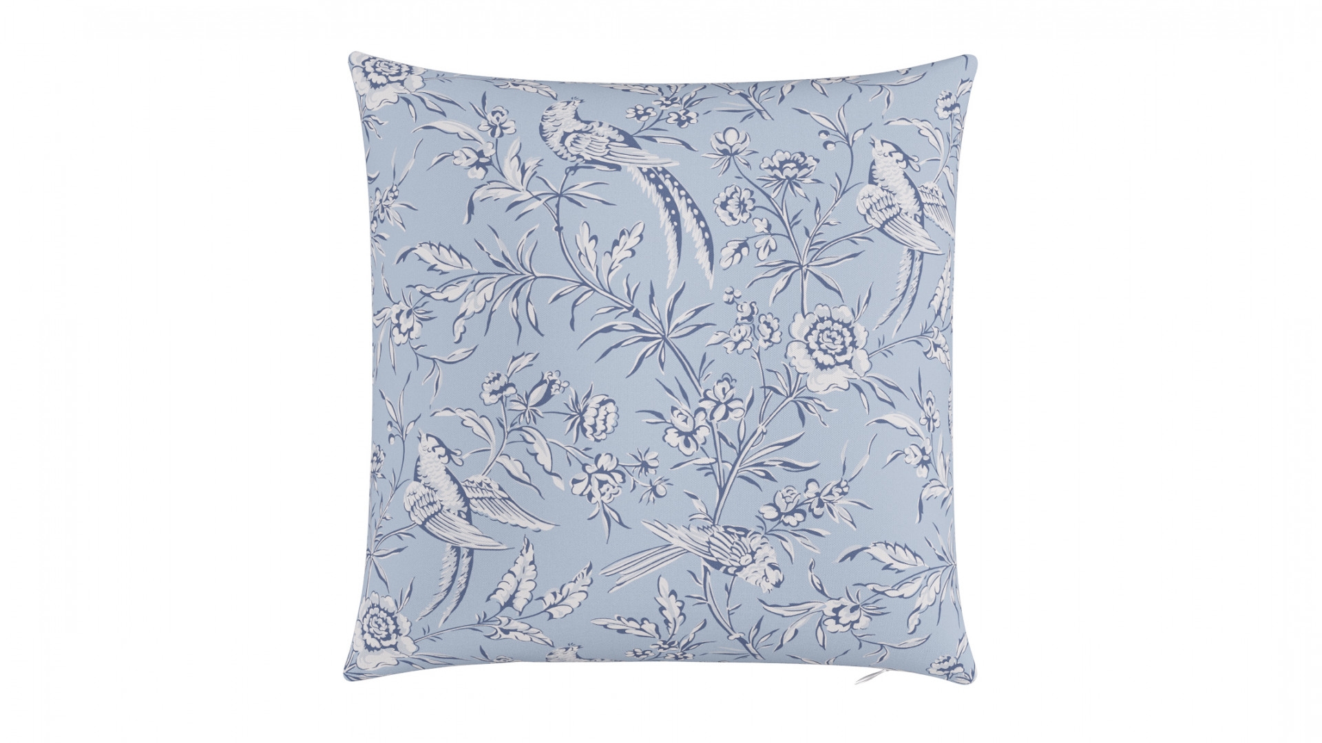 Throw Pillow 20" | Blue Aviary  - Image 0