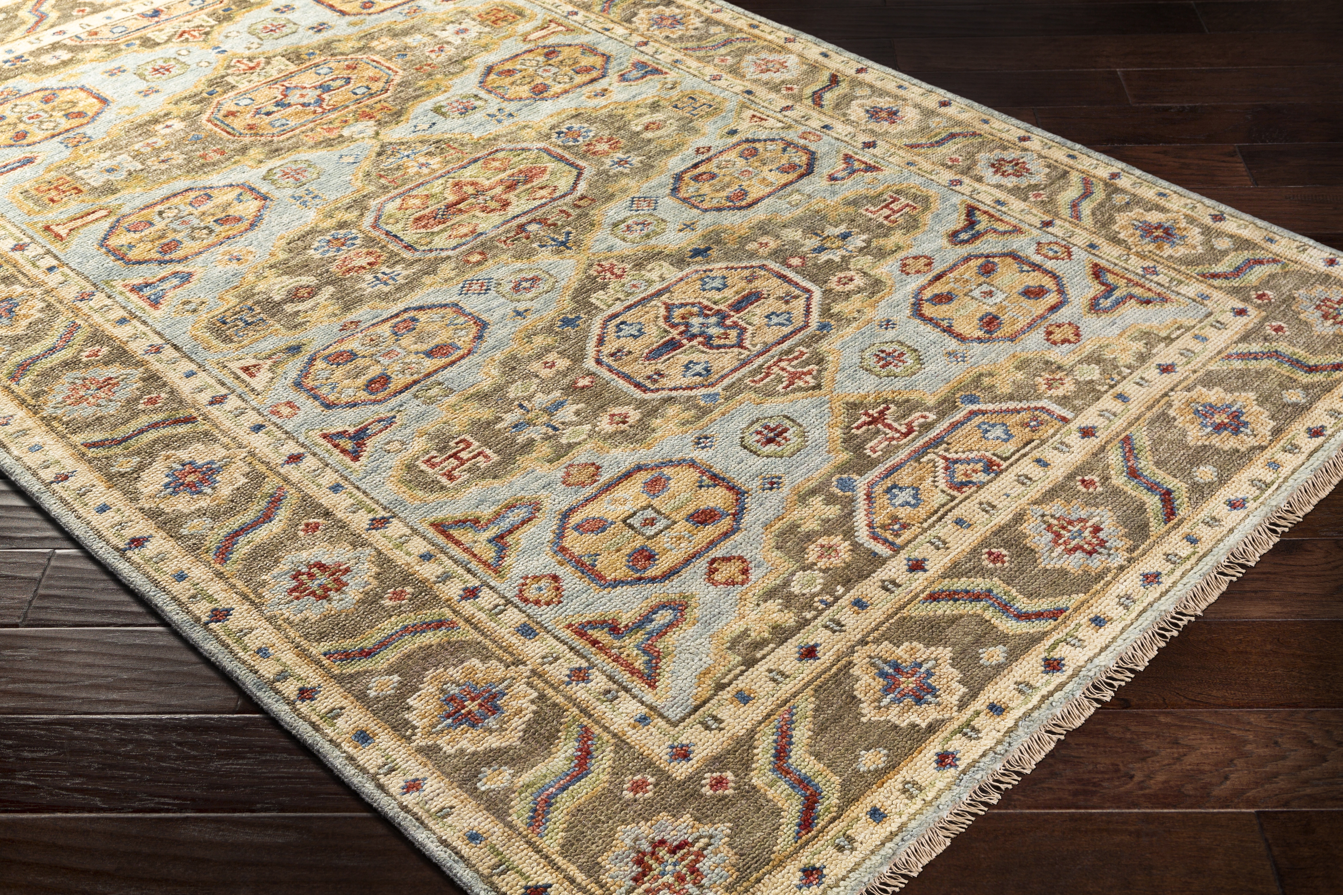 Biscayne Brown Indoor 6' x 9' Handmade Rug - Image 6