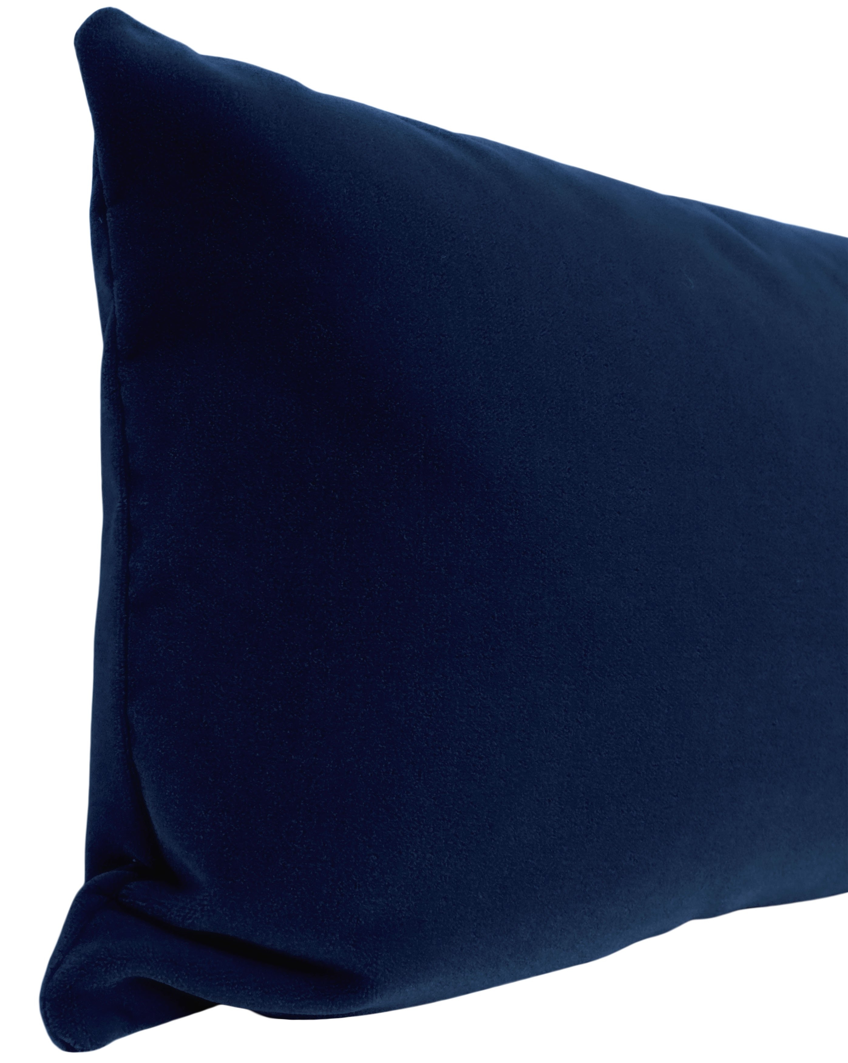 THE XL LUMBAR :: MOHAIR VELVET // SAPPHIRE - 14" X 48" - Image 2