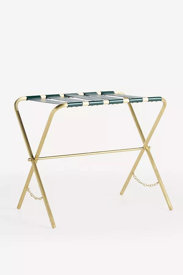 Blair Brass Luggage Rack - Image 0