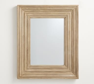 Leon Wall Mirror, Light Wood, 41"W x 50"H - Image 3