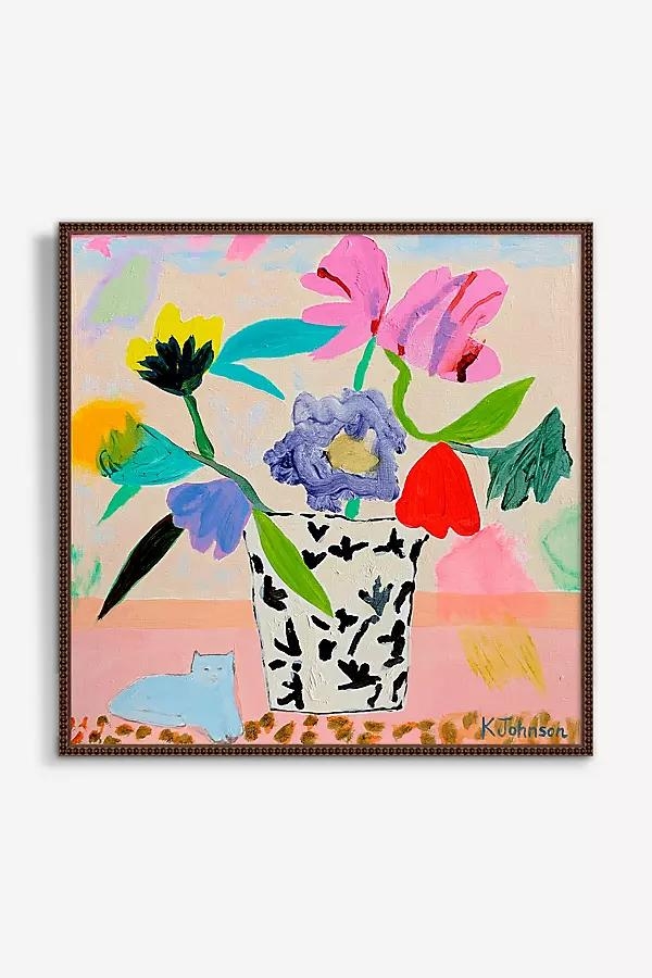Baby Blue Cat Wall Art - Image 0