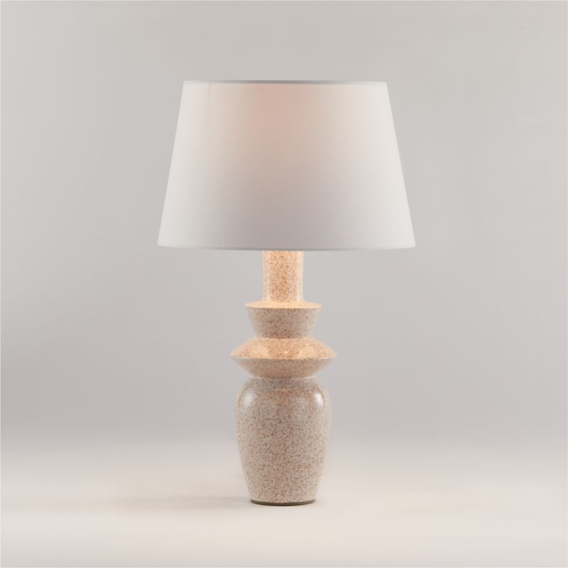 Alina Table Lamp with White Octava Shade - Image 1