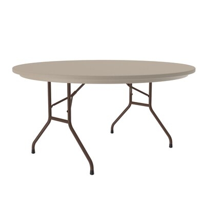 Fixed Height Blow Molded 60" Circular Folding Table - Image 0