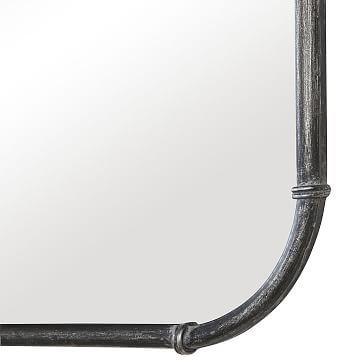 Industrial Pipe Mirror, Gray - Image 2