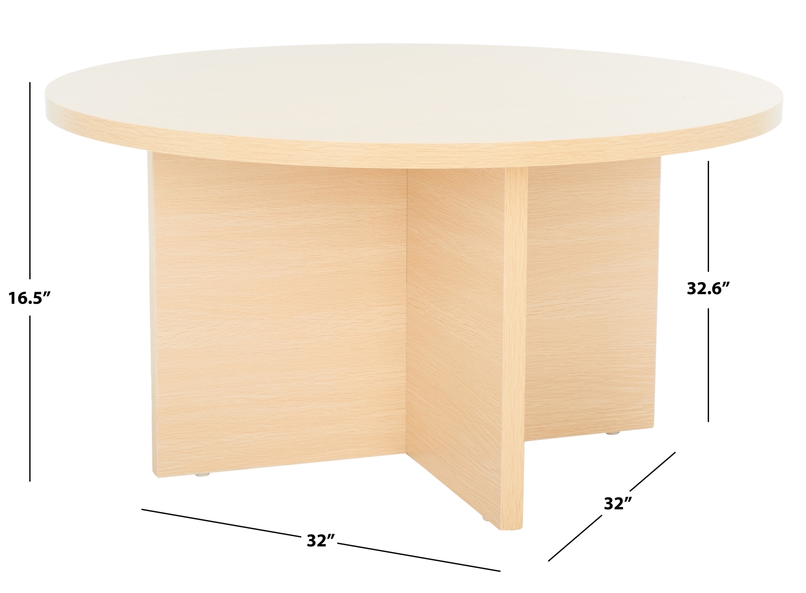 Bo Coffee Table - Natural - Safavieh - Image 7