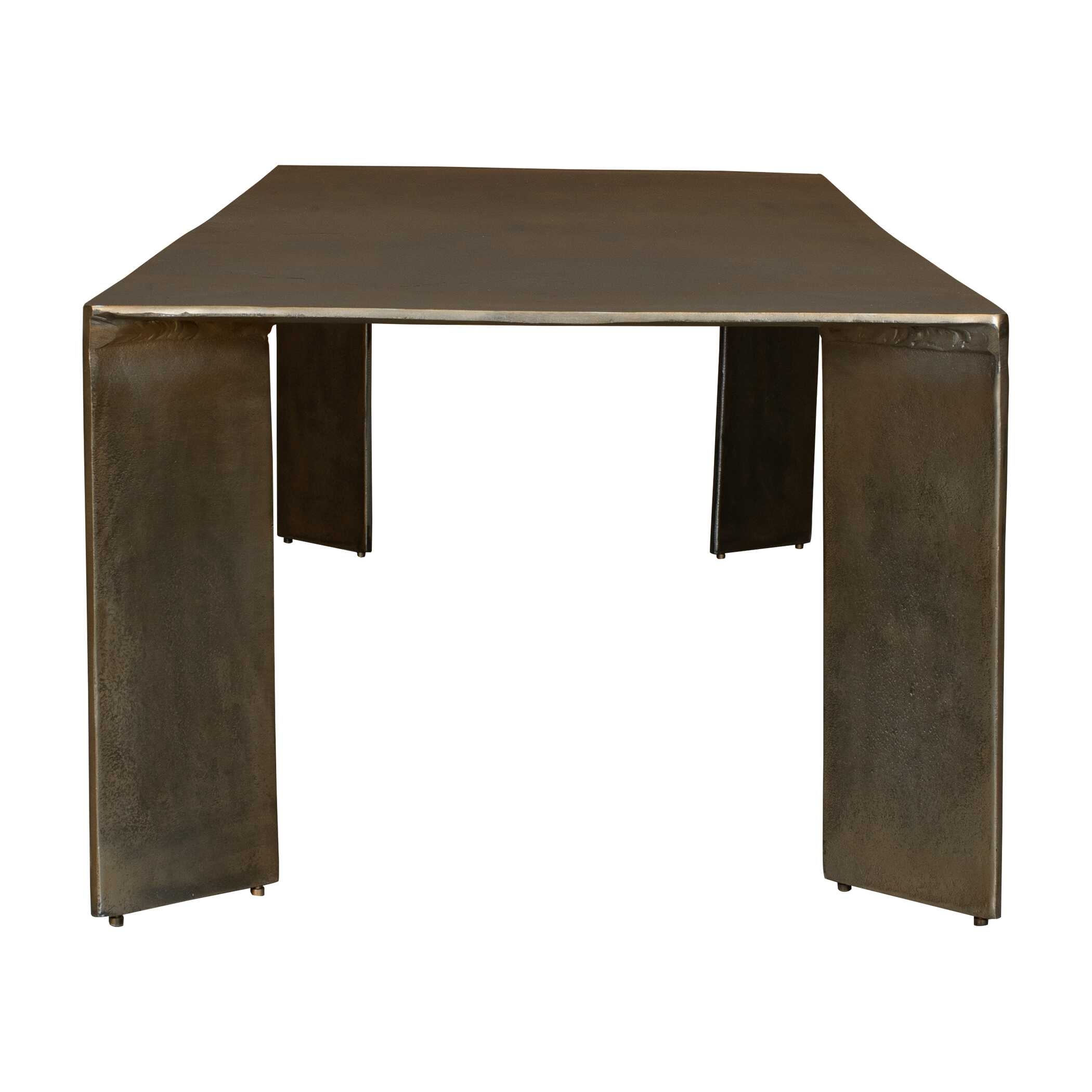 Reade Brass Outdoor Coffee Table - Image 2
