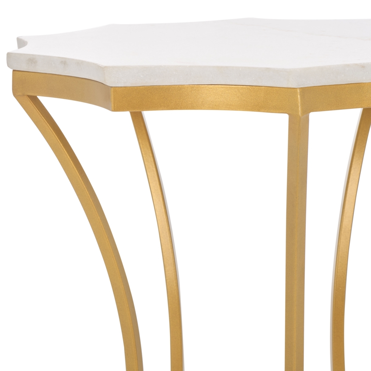 Starbella Accent Table - White / Gold - Safavieh - Image 2