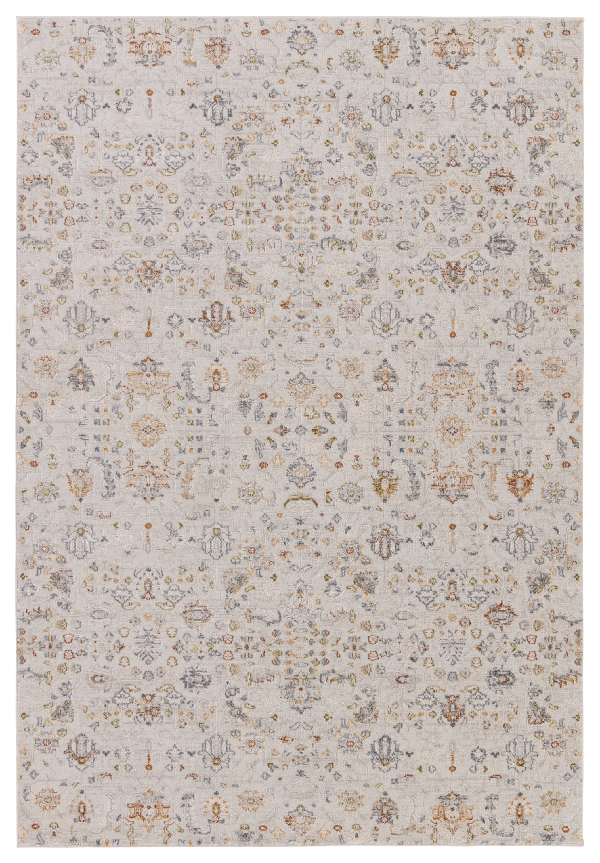 Waverly Floral White/ Light Gray Area Rug (11'10"X14') - Image 0