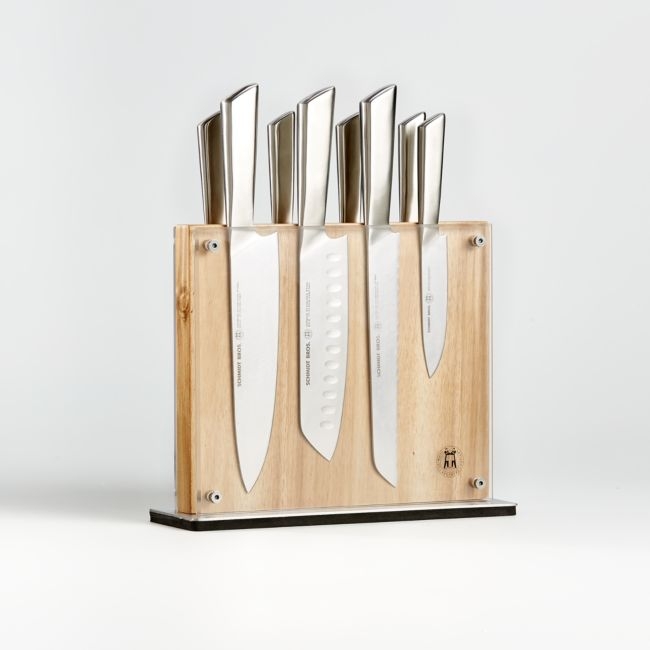 Schmidt Brothers Stainless Steel 10-Piece Knife Block Set - Image 0