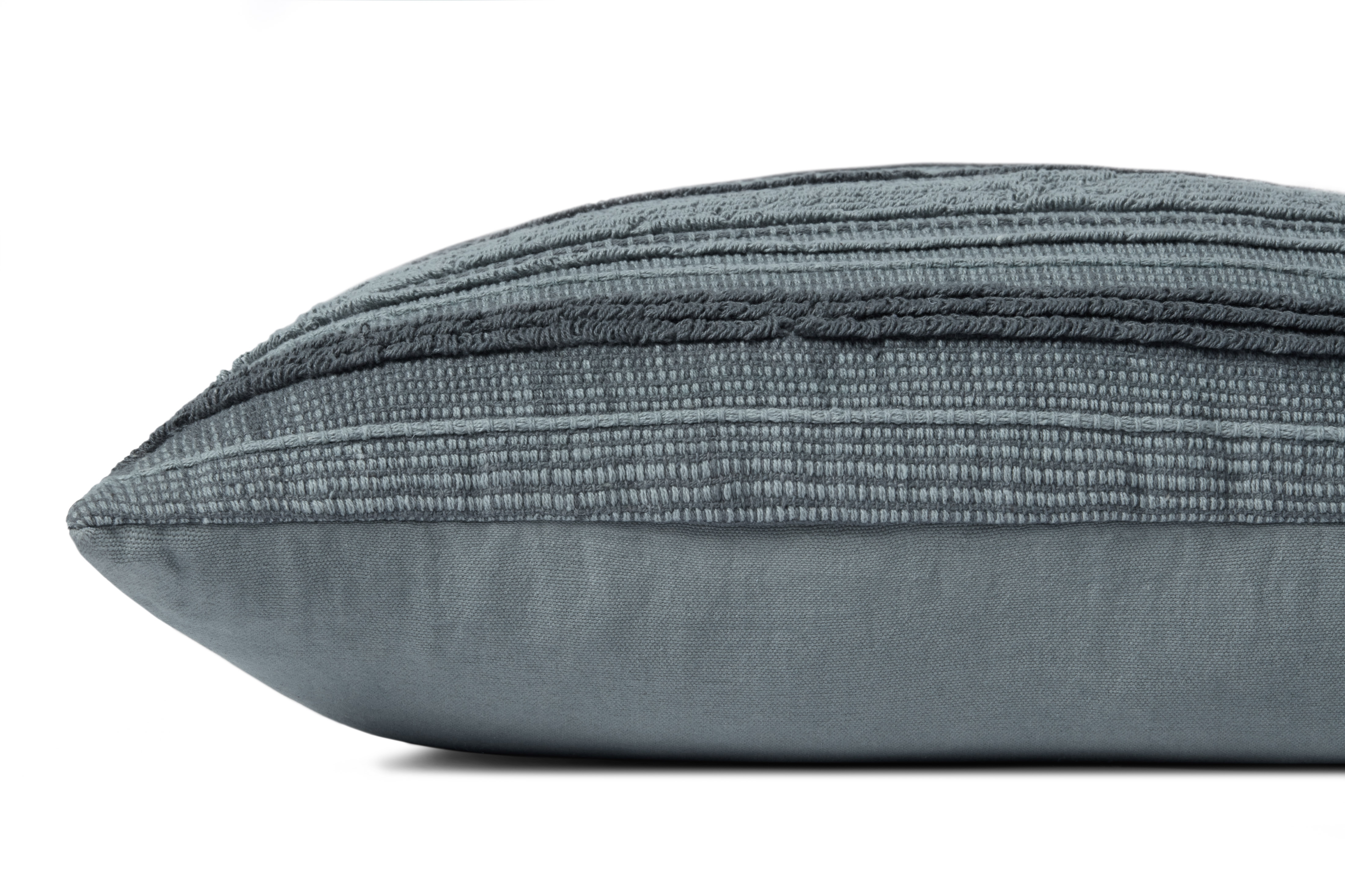 Jean Stoffer x Loloi Clark Blue 22" x 22" Cover w/Down - Image 1