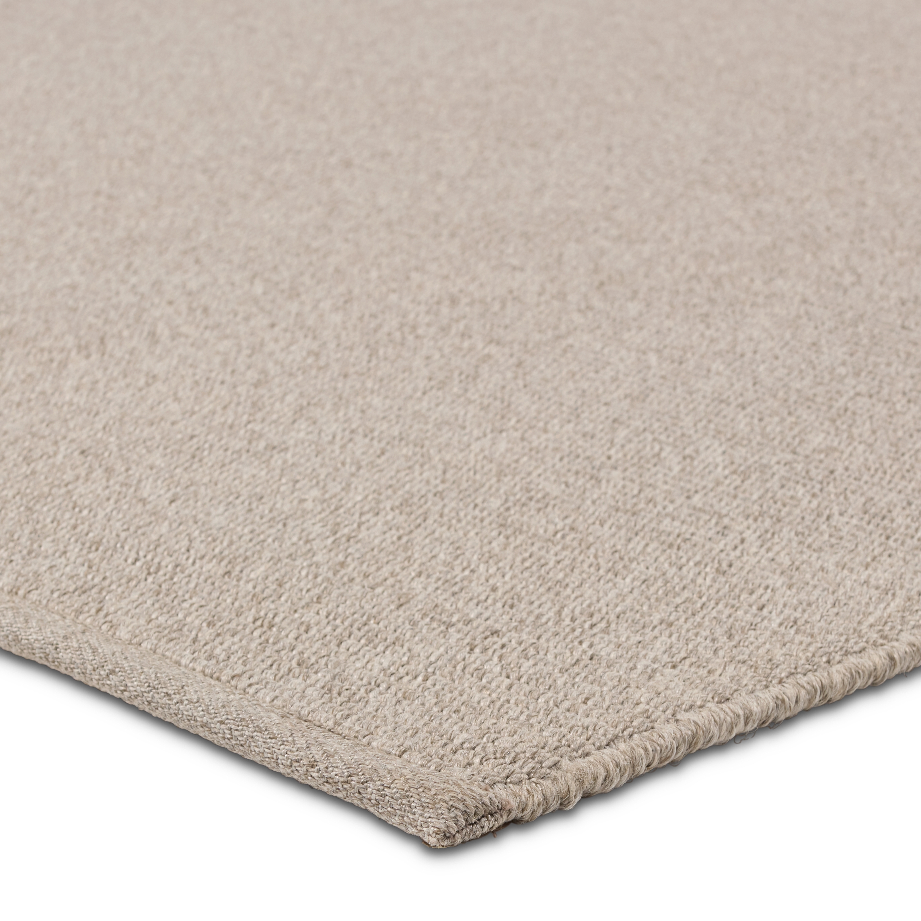Texel FLI01 Handmade Solid Taupe Area Rug (5'x8') - Image 1