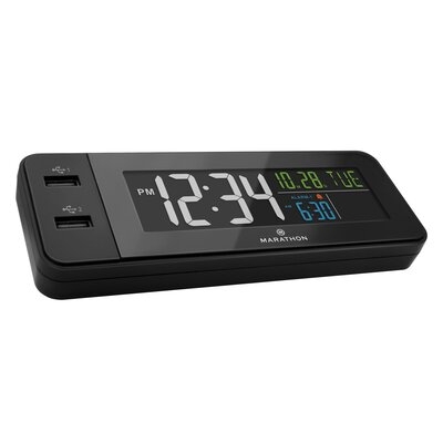 Digital Quazt Alarm Tabletop Clock - Image 0