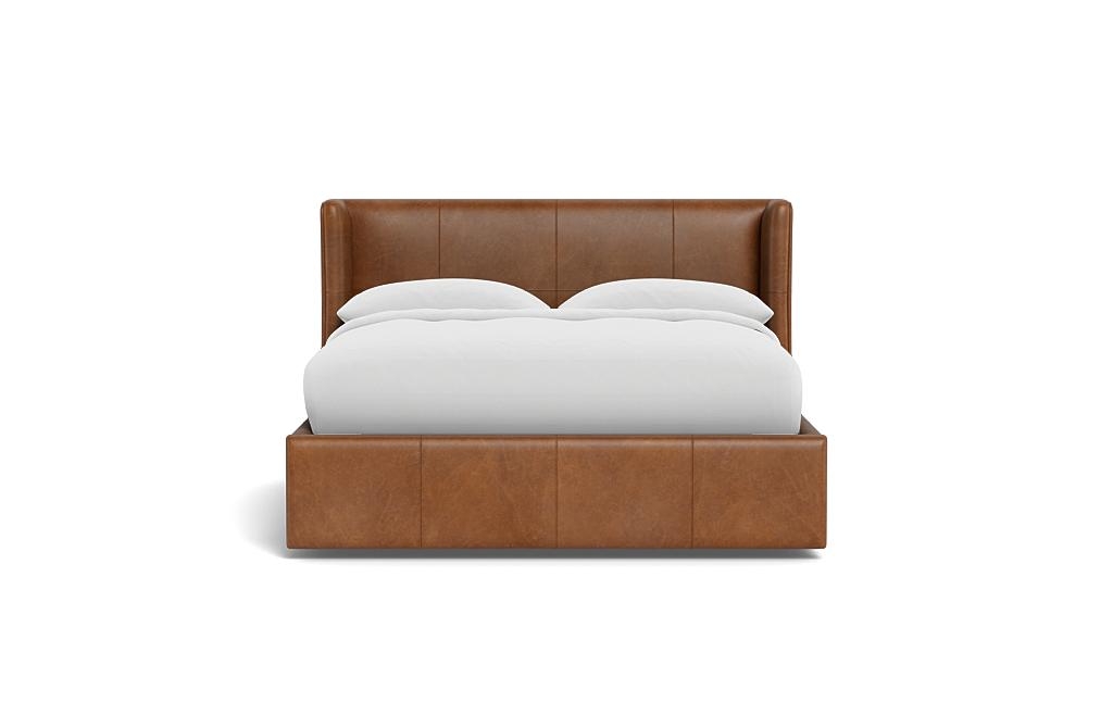 Graham Leather Upholstered Bed with Storage Option - Image 0