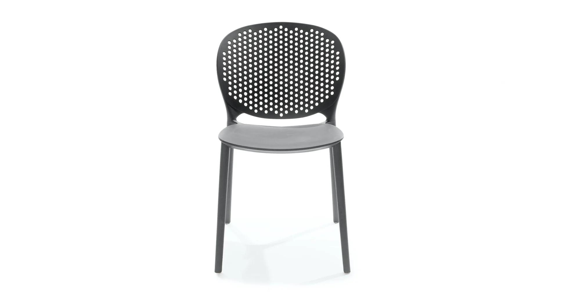 Dot Surf Blue Stackable Dining Chair - Image 1