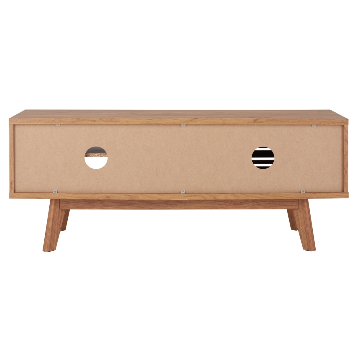Aurelio 1 Shelf Media Stand - Oak - Safavieh - Image 8