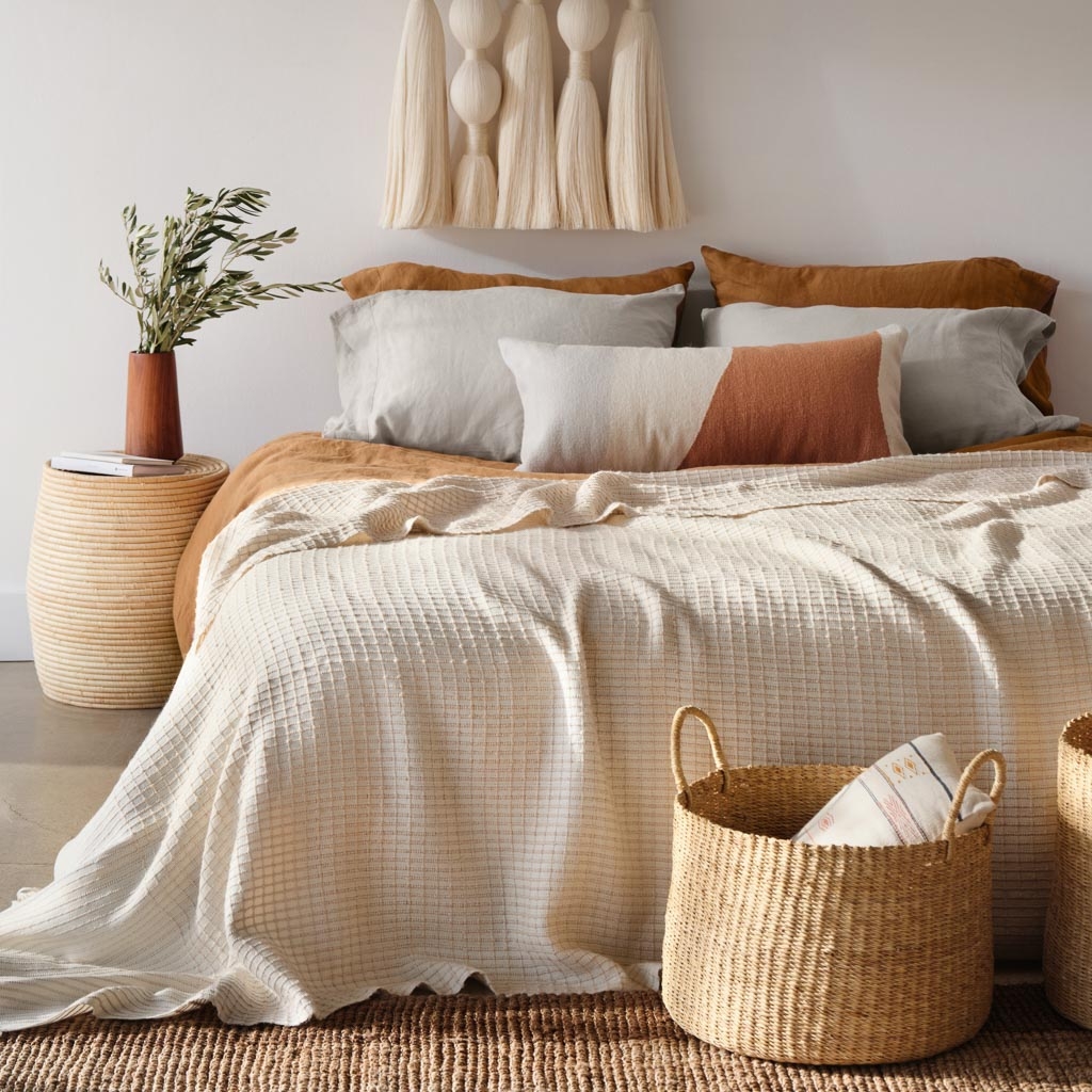 The Citizenry Bolga Floor Baskets Set of 2 | Medium/Large | Tan - Image 8