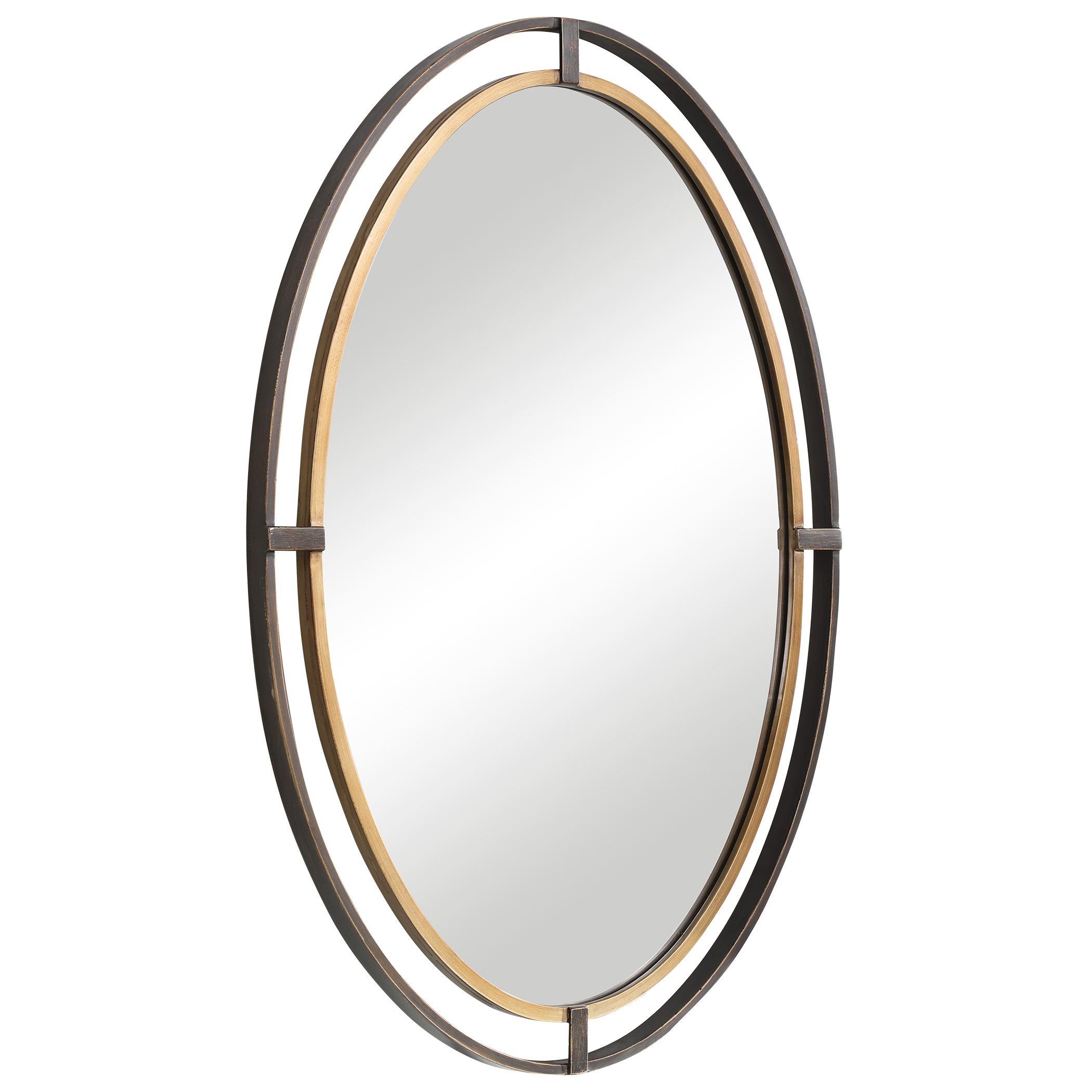 Metal Oval Mirror - Image 3