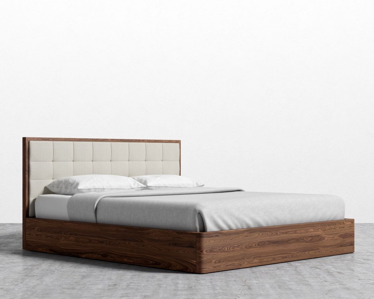 Charlotte Storage Bed / King / Modern Felt, Alesund - Image 6