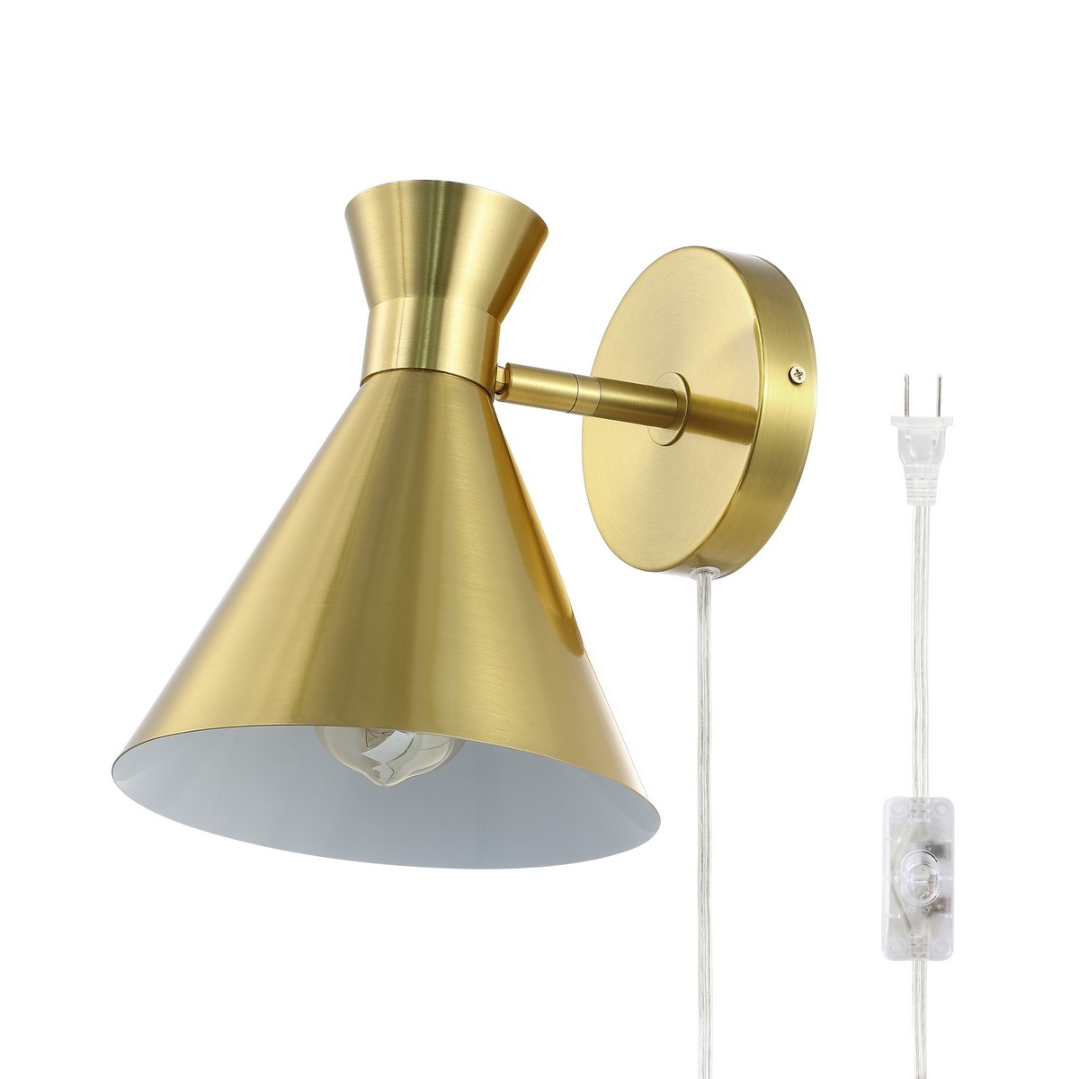 Jordie 8.25" Wall Sconce - Brass - Safavieh - Image 3