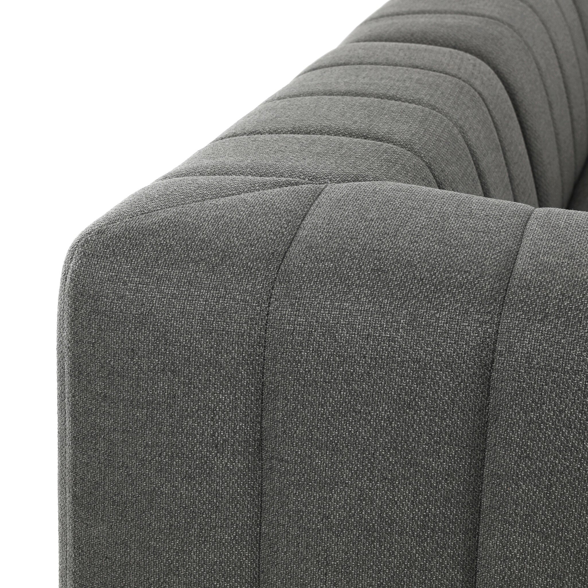 Gwen Outdoor 3-Piece Sectional Sofa - Hayes Charcoal - Image 7