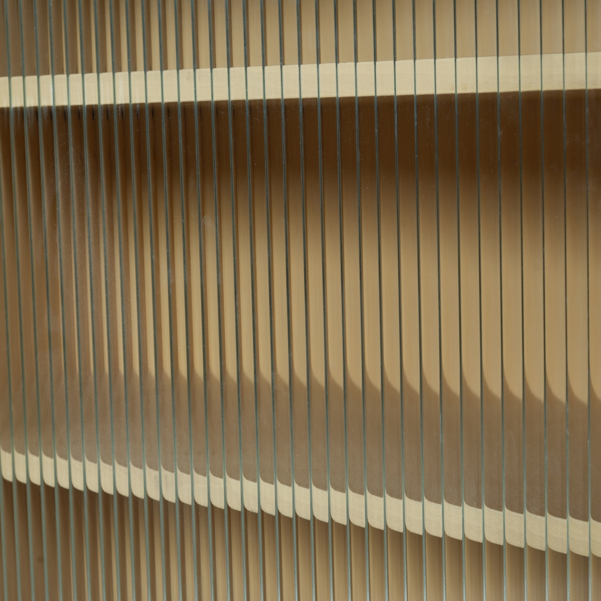 Kaybella Glass Door Chest - Natural - Image 2