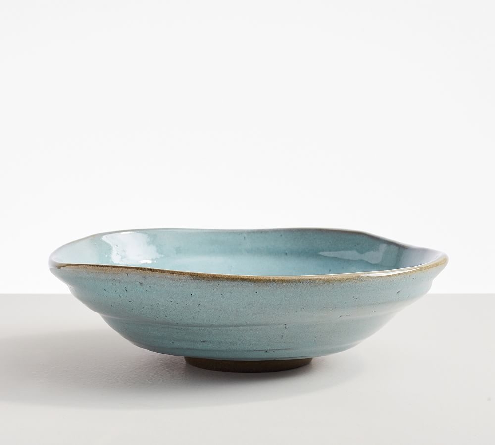 Azule Reactive Glaze Bowl, Round, Blue - Image 0