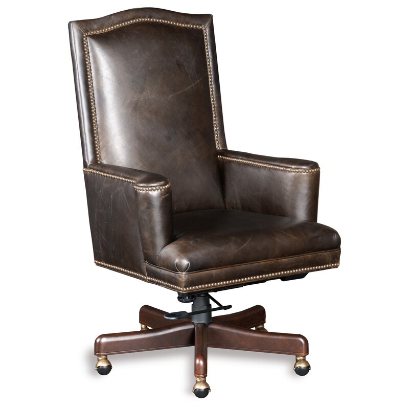 Hooker Furniture Woodward Genuine Leather Executive Chair - Image 0