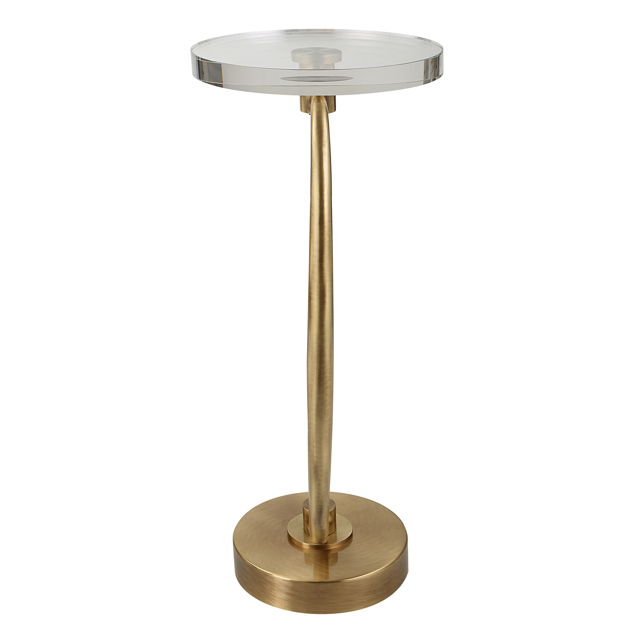 Waveney Brass Drink Table - Image 3