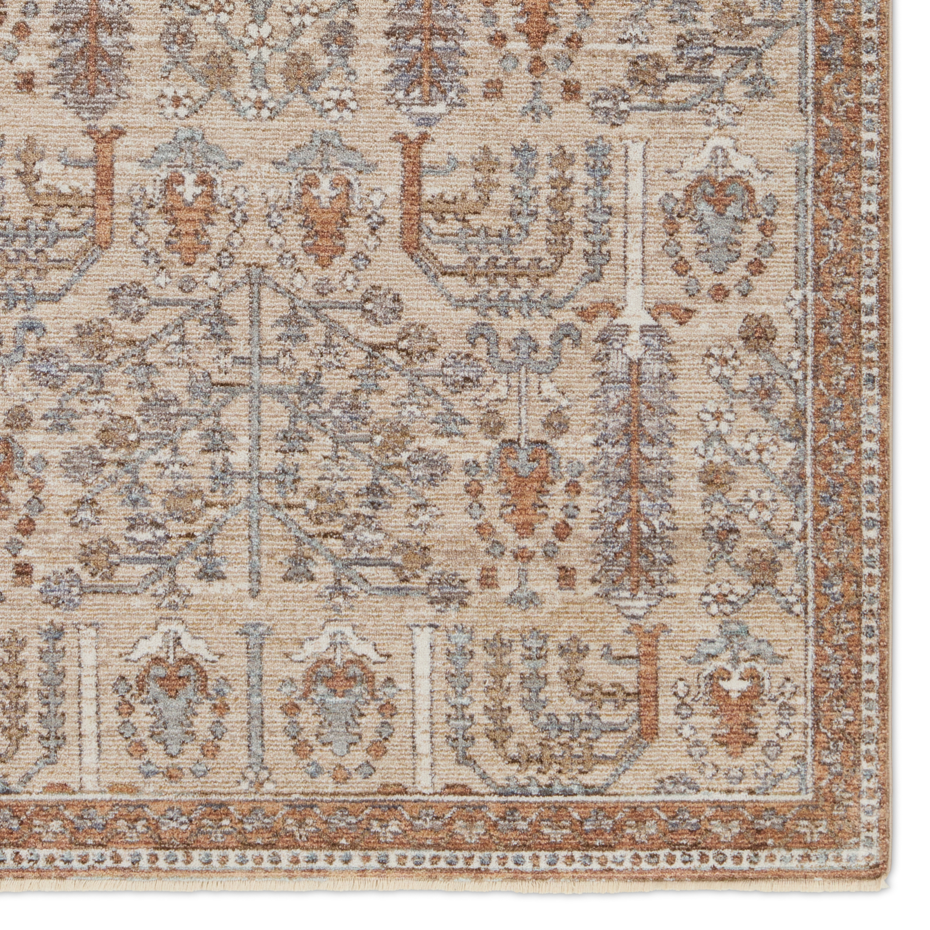 Regard Floral Slate/ Bronze Area Rug (8'X10') - Image 3