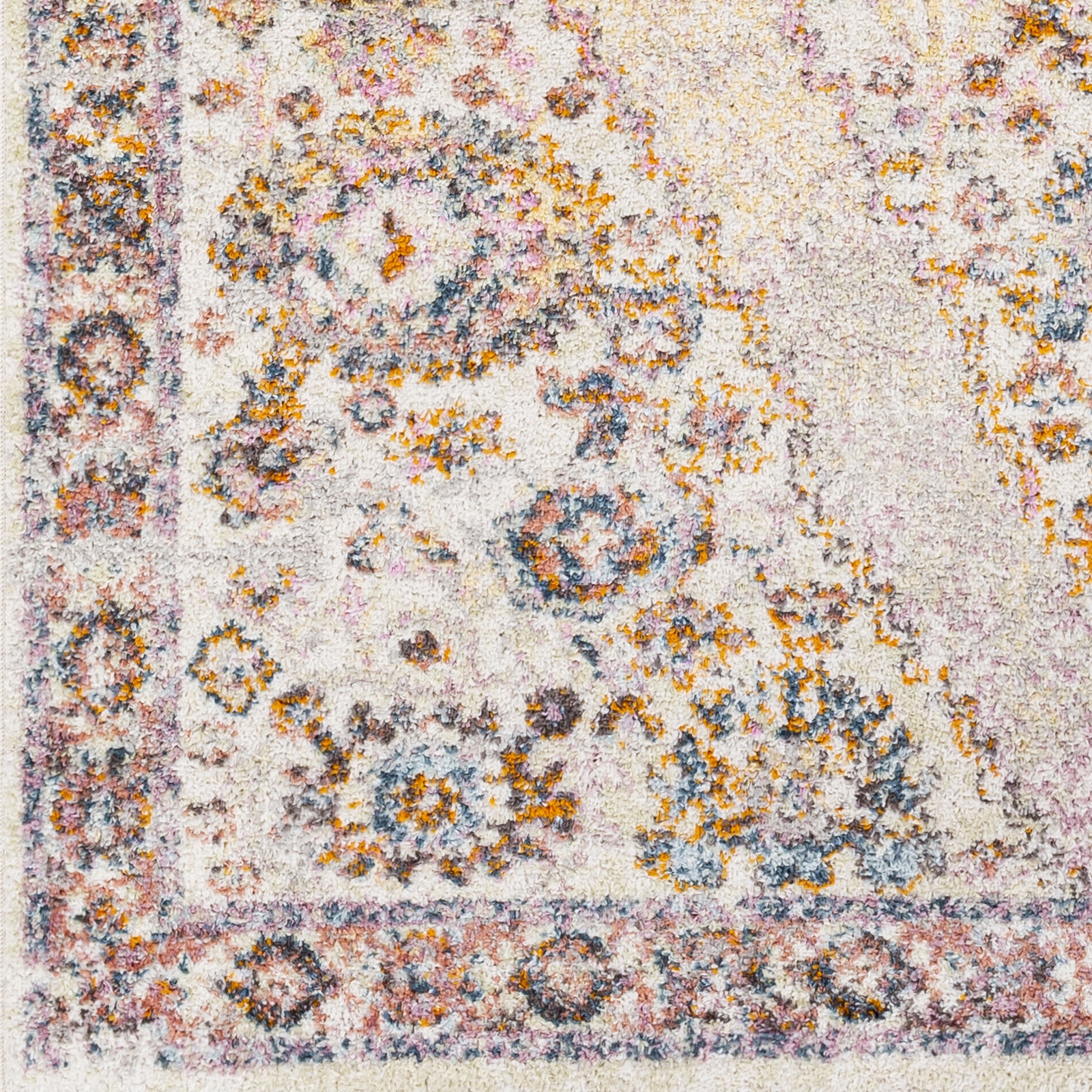 New Mexico Blue Indoor 2' x 3' Machine Woven Rug - Image 2