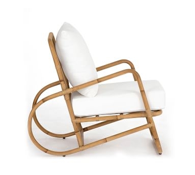 Miley Wicker Lounge Chair, Natural - Image 5
