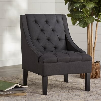 Raelyn 24" Wide Tufted Polyester Side Chair - Image 0