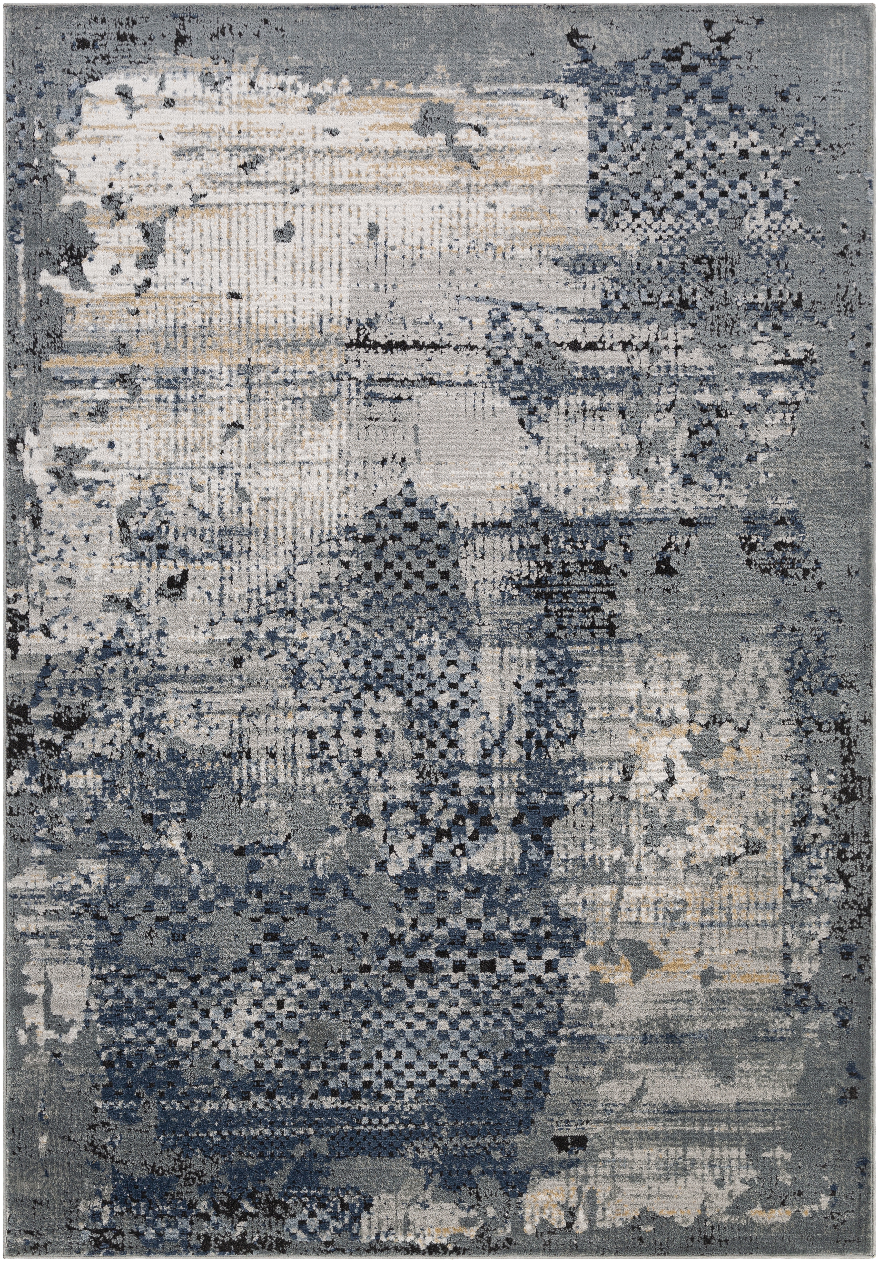 Jolie Gray Indoor 8'10" x 12' Machine Woven Rug - Image 0