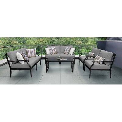 Madison 5 Piece Sectional Seating Group with Cushions - Image 0