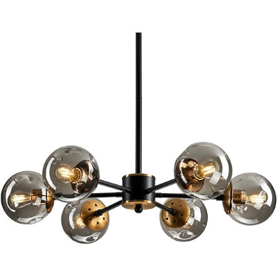 6/Ceiling Chandelier, Farmhouse Foyer Lighting Breakfast Room Kitchen Bedroom Dining Room - Image 0