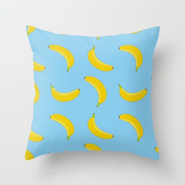 Go Bananas! Throw Pillow by 83 Oranges Modern Bohemian Prints - Cover (18" x 18") With Pillow Insert - Indoor Pillow - Image 0