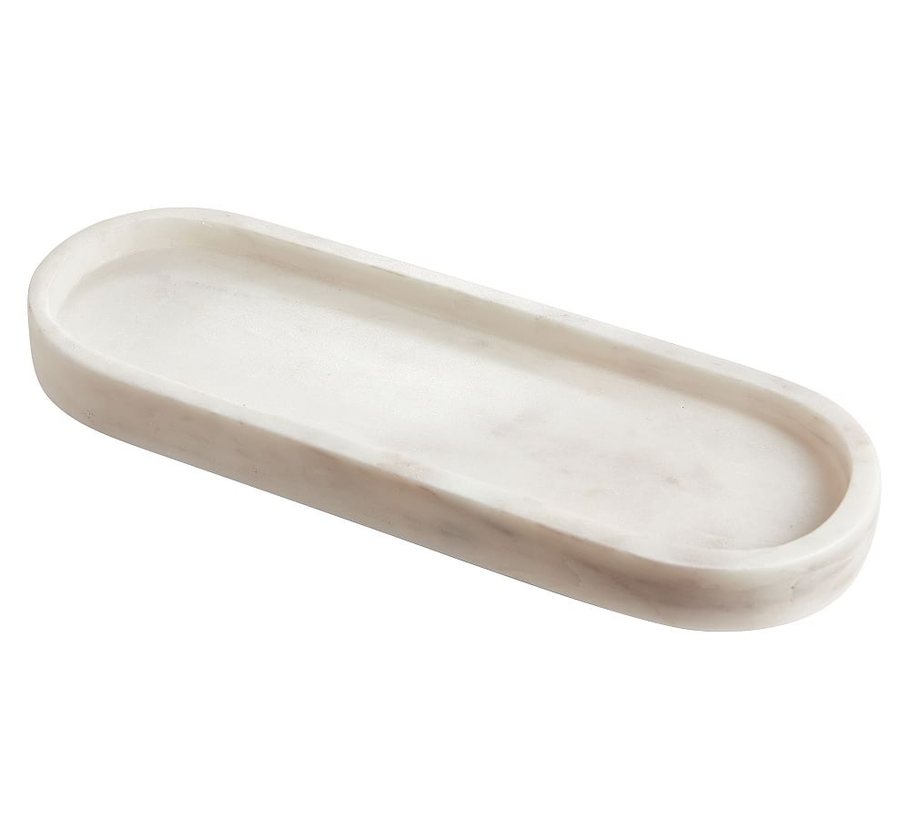 Marble Desk Accessory, Oval Tray - Image 0
