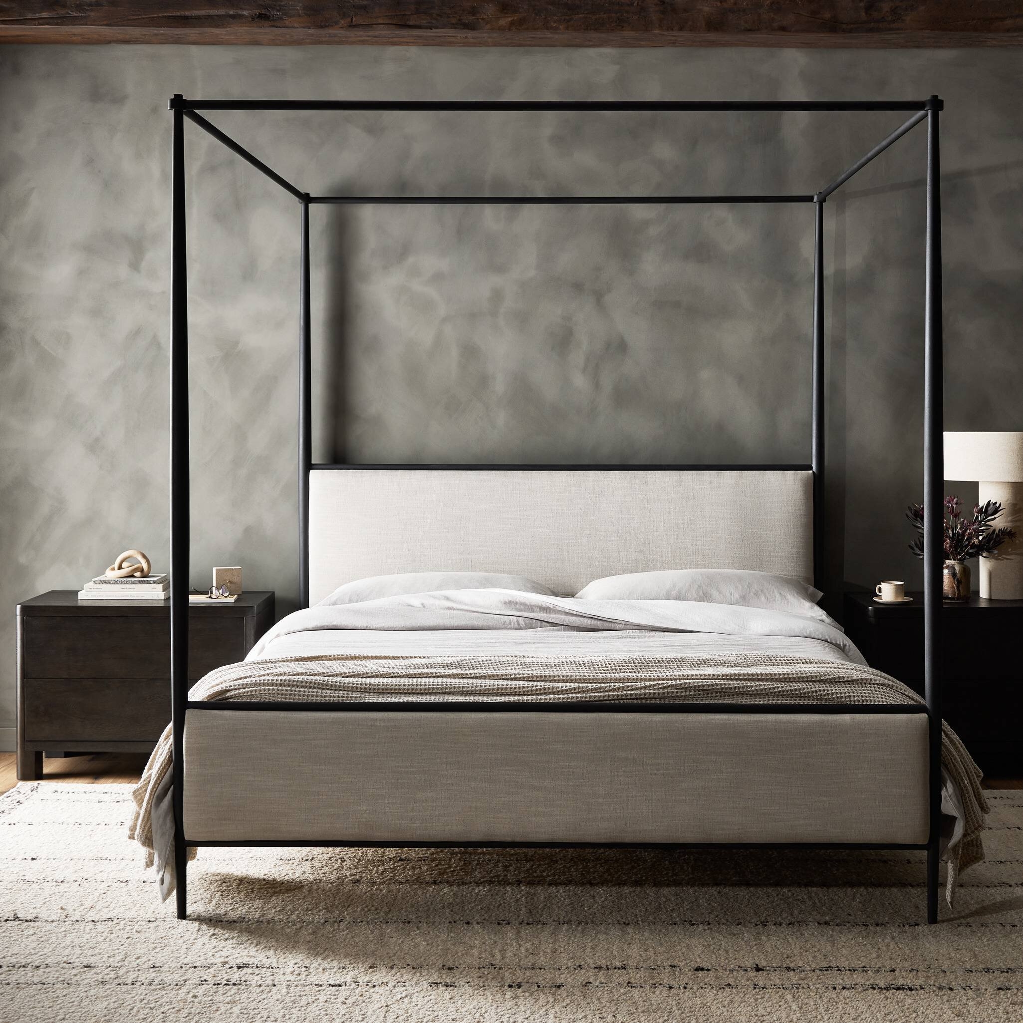 Xander Canopy Bed - Savoy Parchment - Image 13